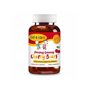 North American Herb & Spice Kid-e-Kare - Třešňoví gumídci s divokým oregánem a černuchou pro podporu imunity, 60 ks