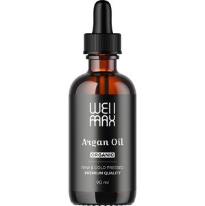 WellMax Arganový olej, BIO, RAW, 90 ml Olej z arganových jader pro hydrataci a výživu pokožky / *CZ-BIO-001 certifikát