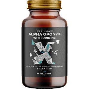 BrainMax Alpha GPC 99% & Uridine, 90 rostlinných kapslí
