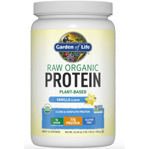 Garden of Life, Raw Organic Protein, Vanilka, 620 g