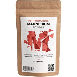 BrainMax Performance Magnesium® Powder, hořčík bisglycinát v prášku, 12 g, 2 dávky Příchuť: Tropické ovoce Organický hořčík německé kvality MagChel®, 375 mg elementárního hořčíku v jedné dávce = 100% DDD!
