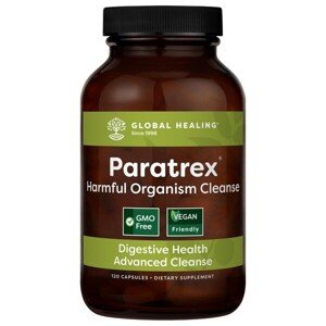 Global Healing Paratrex, směs bylin s kyselinou fulvovou, 120 rostlinných kapslí