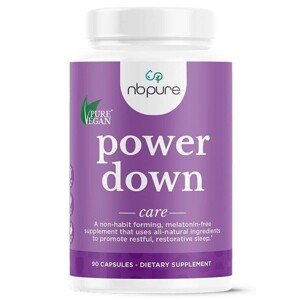 NB Pure Power Down, podpora spánku, 90 rostlinných kapslí