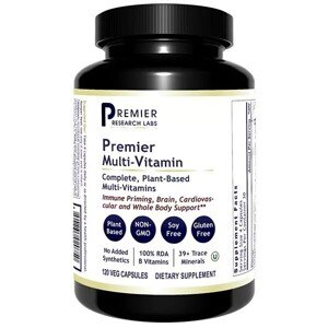 PRL Premier Multi-Vitamin, multivitamín, 120 rostlinných kapslí, 30 dávek