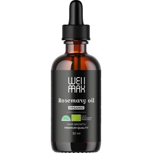 WellMax Rosemary oil, rozmarýnový olej, BIO, 30 ml Olej z rozmarýnu lékařského pro posílení vlasů a pro regeneraci vlasové pokožky, *CZ-BIO-001 certifikát