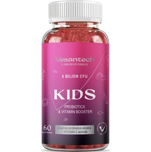Vesantech Kids, dětská probiotika, 5 miliard CFU, 60 gumových bonbónů Doplněk stravy