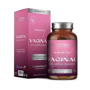 Vesantech Vaginal, vaginální probiotika, 50 miliard CFU, 60 kapslí Doplněk stravy