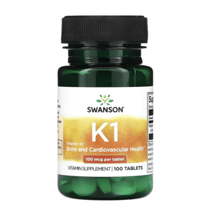 Swanson Vitamin K1, 100 mcg, 100 tablet Doplněk stravy