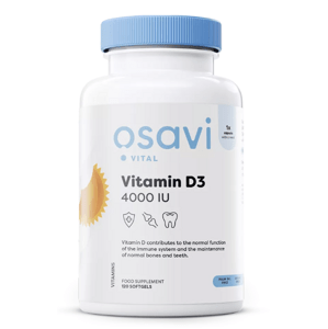 Osavi Vitamín D3, 4000 IU, 120 softgelových kapslí Doplněk stravy
