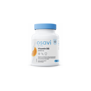 Osavi Vitamín D3, 2000 IU, 60 softgelových kapslí Doplněk stravy