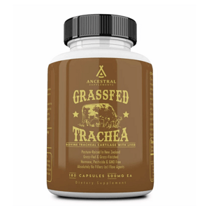 Ancestral Supplements, Grass-fed Beef Trachea, hovězí chrupavka, 180 kapslí, 30 dávek Doplněk stravy