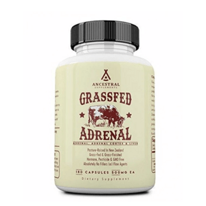 Ancestral Supplements, Grass-fed Adrenal, zdraví nadledvin, 180 kapslí, 180 dávek Doplněk stravy
