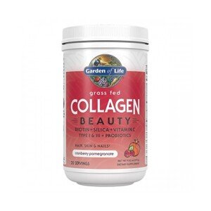 Garden of Life Collagen Beauty (Kolagen - Kolagenní peptidy), Brusinka a granátové jablko, 270 g