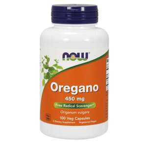 Now® Foods NOW Oregano, 450 mg, 100 rostlinných kapslí