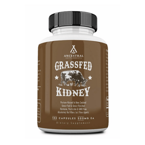 Newtraceuticals Ancestral Supplements, Grass-fed Kidney, zdraví ledvin, 180 kapslí, 30 dávek Doplněk stravy