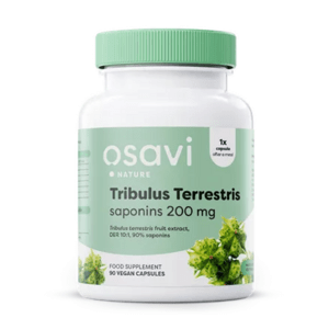 Osavi Tribulus Terrestris saponins, kotvičník zemní - saponiny, 200 mg, 120 rostlinných kapslí Doplněk stravy