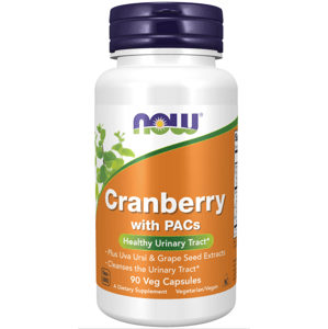 Now® Foods NOW Cranberry with PACs, brusinka s proanthokyanidiny, 90 rostlinných kapslí Doplněk stravy