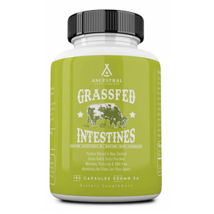 Newtraceuticals Ancestral Supplements, Grass-fed Intestines, zdravá střeva, 180 kapslí, 30 dávek Doplněk stravy