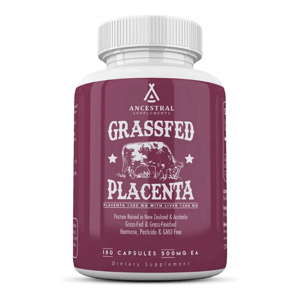 Newtraceuticals Ancestral Supplements, Grass-fed Placenta, hovězí placenta, 180 kapslí, 30 dávek Doplněk stravy
