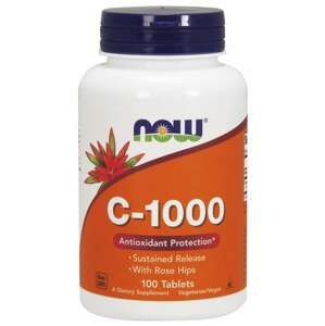 Now® Foods NOW Vitamin C-1000 s šípkem a postupným uvolňováním, 100 tablet