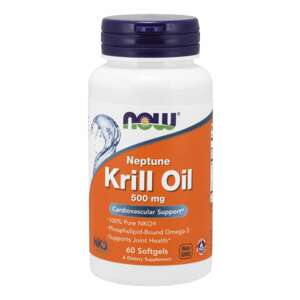 Now® Foods NOW Krill Oil Neptune (olej z krilu), 500 mg, 60 softgel kapslí