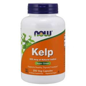 Now® Foods NOW Kelp, Přírodní Jód, 325 ug, 250 rostlinných kapslí