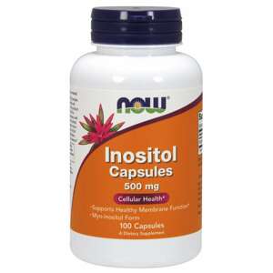 Now® Foods NOW Inositol (myo-inositol), 500 mg, 100 kapslí