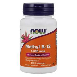 Now® Foods NOW Methyl B12, 1000 ug, 100 pastilek