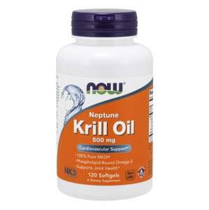 Now® Foods NOW Krill Oil Neptune (olej z krilu), 500 mg, 120 softgel kapslí
