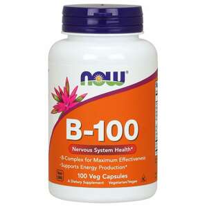 Now® Foods NOW Vitamin B-100 Complex, 100 rostlinných kapslí