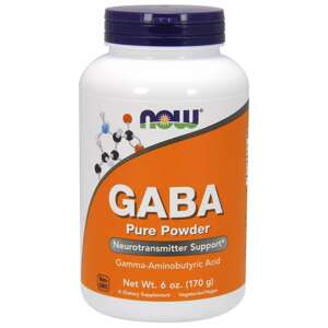 Now® Foods NOW GABA (kyselina gama-aminomáselná) čistý prášek, 170 g