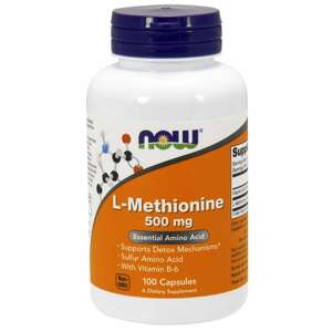 Now® Foods NOW L-Methionine, 500 mg, 100 kapslí