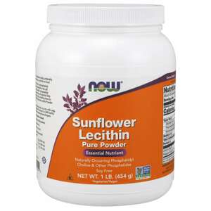 Now® Foods NOW Sunflower Lecithin (slunečnicový lecitin), prášek, 454 g