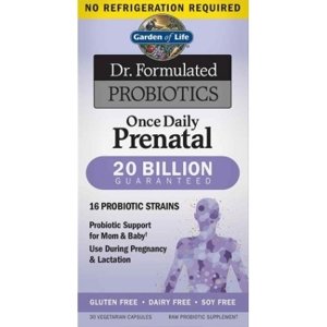 Garden of life Dr. Formulated Probiotics once daily Prenatal (probiotika pro těhotné, kojící), 16 kmenů, 20 mld. CFU, 30 rostlinných kapslí
