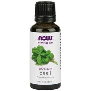 Now® Foods NOW Essential Oil, Basil oil (esenciální olej Bazalka), 30 ml