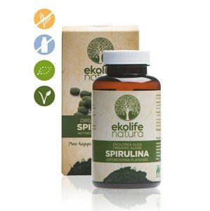 Ekolife Natura - Algae Spirulina Organic 240 tablet (Bio řasa spirullina) *SI-EKO-003 certifikát