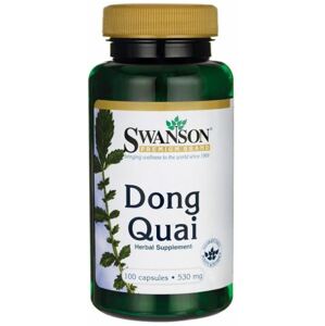 Swanson Dong Quai (Andělika čínská), 530 mg, 100 kapslí