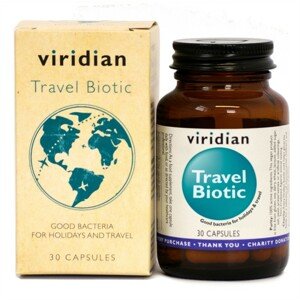 Viridian Travel Biotic 30 kapslí (cestovní probiotika)
