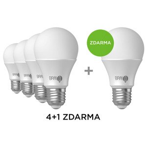 4+1 zdarma: Chytrá žárovka BrainLight LED, závit E27, 11W, WiFi, APP, stmívatelná
