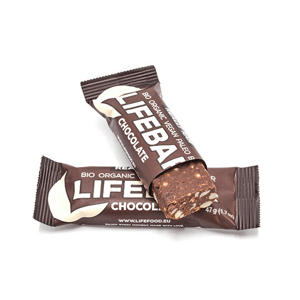 LifeFood - Tyčinka Lifebar čokoládová BIO, RAW, 40 g CZ-BIO-001 certifikát