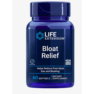 Life Extension Bloat relief (stop nadýmání), 60 rostlinných kapslí