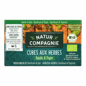 Natur Compagnie - Bujón bylinkový kostky, bazalka tymián, BIO, 80 g *CZ-BIO-001 certifikát