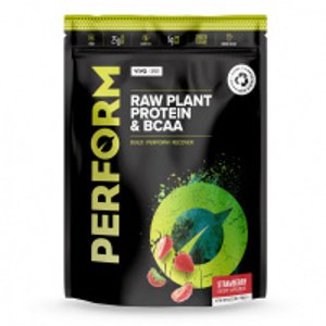 Vivo Life Perform - Raw vegan protein & BCAA, 988 g Příchuť: Jahoda a vanilka