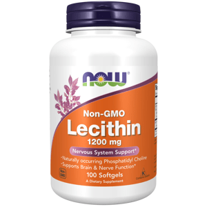 Now® Foods NOW Lecithin (lecitin), 1200 mg, 100 softgelových kapslí