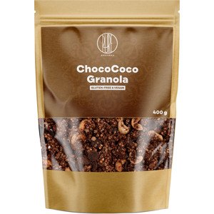 BrainMax Pure ChocoCoco Granola, Čokoláda a Kokos, 400 g Zapečené müsli s čokoládou a kokosem