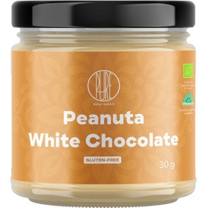 BrainMax Pure Peanuta, Arašídový krém s bílou čokoládou, BIO, 30 g *CZ-BIO-001 certifikát