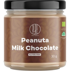 BrainMax Pure Peanuta, Arašídový krém s mléčnou čokoládou, BIO, 30 g *CZ-BIO-001 certifikát