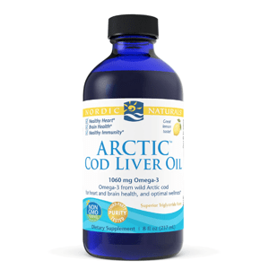 Nordic Naturals Arctic Cod liver oil Lemon (omega 3, olej z tresčích jater) citron, 237 ml