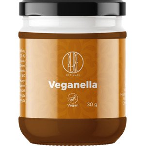 BrainMax Pure Veganella, Lískooříškový krém s mléčnou čokoládou, 30 g