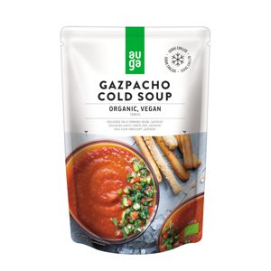 Auga - Bio Polévka Gazpacho studená tomatová, 400 g *CZ-BIO-001 certifikát *CZ-BIO-001 certifikát